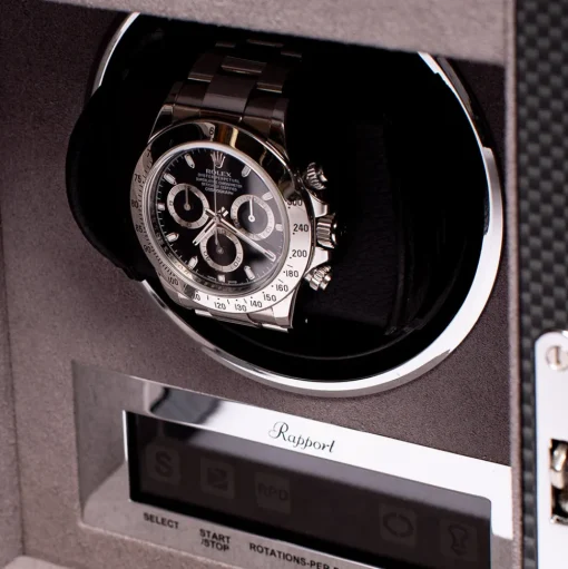 RAPPORT | Formula Single Watch Winder in Carbon Fibre | W561