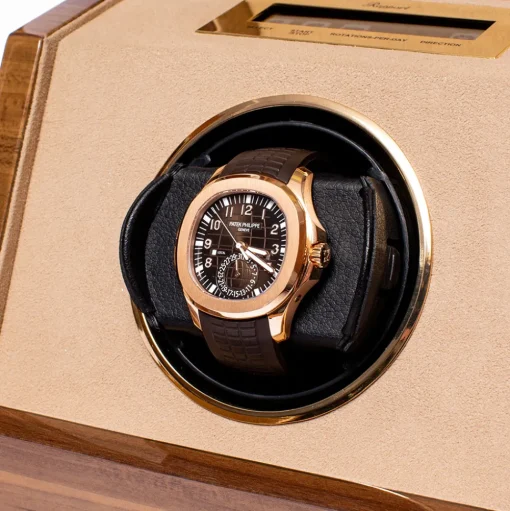 RAPPORT – Perpetua III Single Watch Winder in Walnut W581