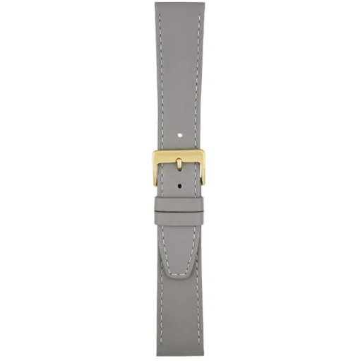 Richmond | Grey Stitched Calf Leather Watch Strap | W108S