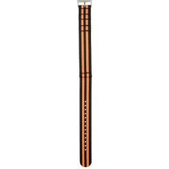 Seatbelt | Nylon Military Watch Strap Black/Orange | MOD32