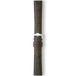 Wentworth | Brown Louisana Croco Grain Leather Watch Strap | LS1382/2