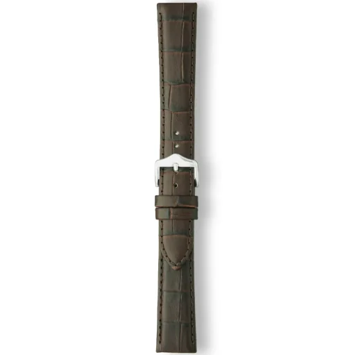 Wentworth | Brown Louisana Croco Grain Leather Watch Strap | LS1382/2