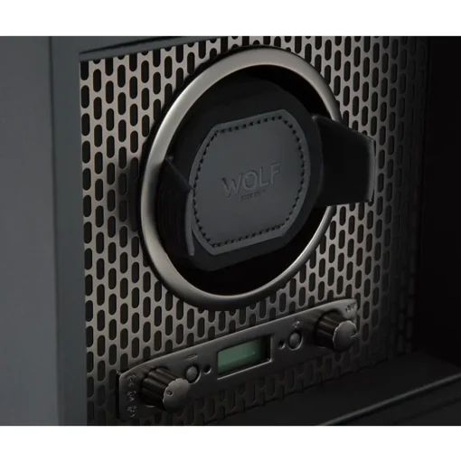 Wolf | Axis Single Watch Winder with Storage | 469203