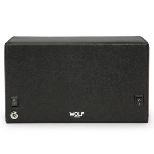 WOLF – Cub Double Watch Winder Black With Cover 461203