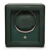 WOLF | Cub Green Single Watch Winder With Cover | 461141