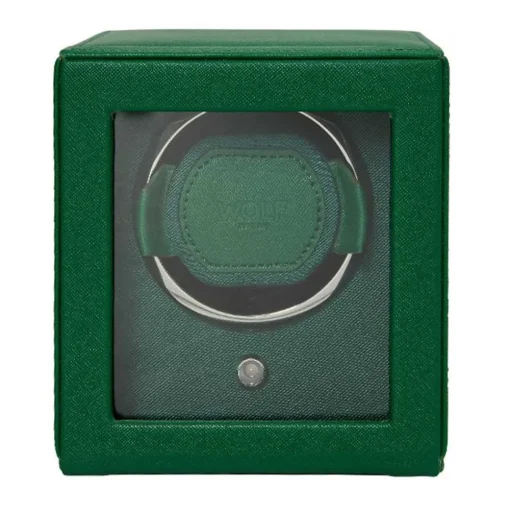 WOLF | Cub Tutti Frutti Green Watch Winder With Cover | 461143