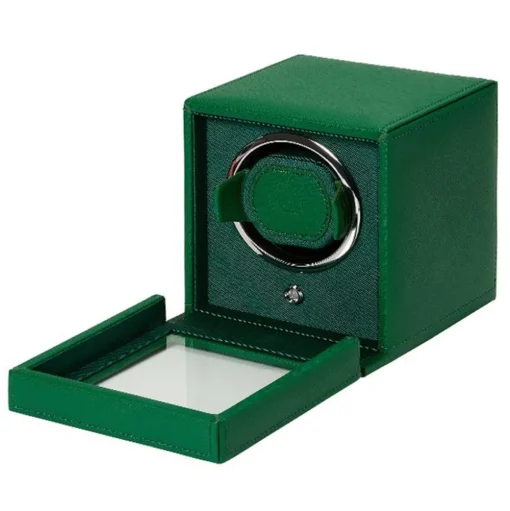 WOLF | Cub Tutti Frutti Green Watch Winder With Cover | 461143