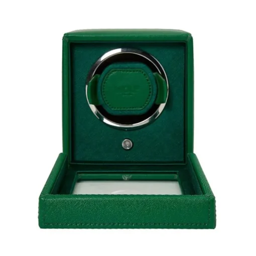 WOLF | Cub Tutti Frutti Green Watch Winder With Cover | 461143