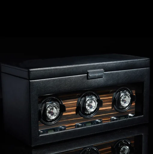 WOLF – Roadster Triple Watch Winder With Five Watch Storage 457356
