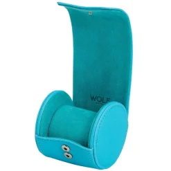 Wolf | Tutti Frutti Single Watch Roll Turquoise | 680124