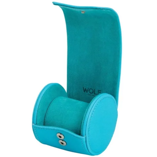 Wolf | Tutti Frutti Single Watch Roll Turquoise | 680124