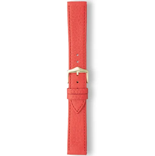 York | Red Soft Calf Anti Allergy Strap | LS1302/8