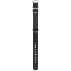 Zulu | Black Premium Saddle Leather Strap | ZUL01